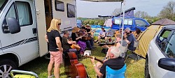 Session in the sun