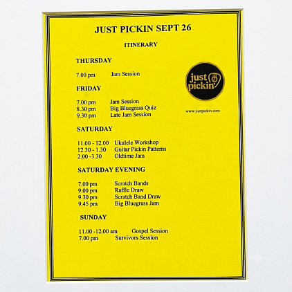 Itinerary Sept 2026